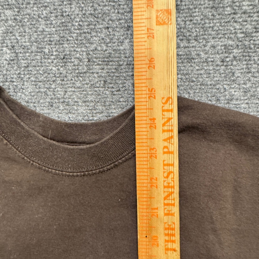 VTG Basics Of Puberty T-shirt men's S Brown Gildan Ultra Cotton 90s Y2K - Picture 3 of 5